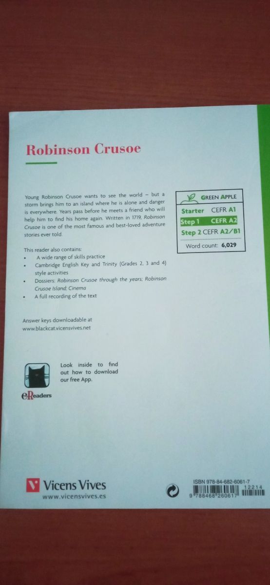 Libro Robinson crusoe EN INGLES