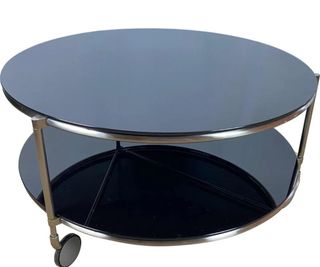 Mesa cristal redonda