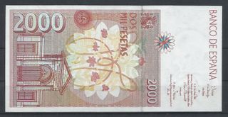 BILLETE 2000 PESETAS DEL 1992, CELESTINO MUTIS