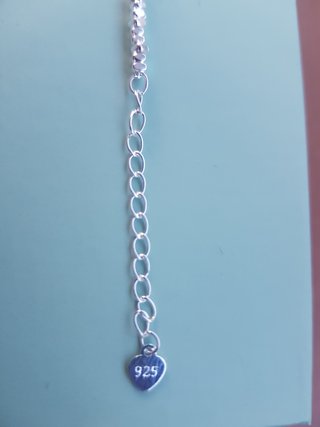 Pulsera plata de ley