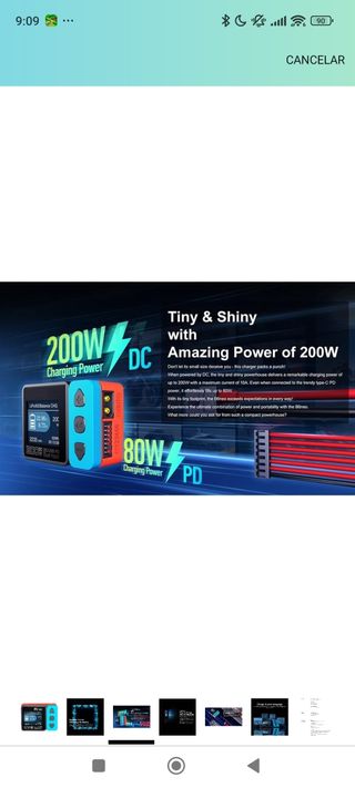 cargador de batería de coche 200wPD80w