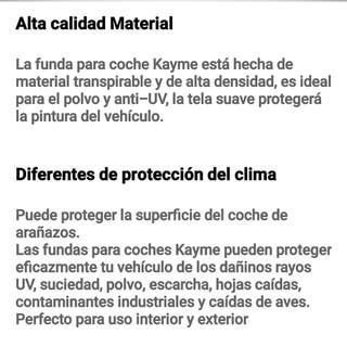 Funda Exterior Cubrecoche Casa Jardin FUENGIROLA