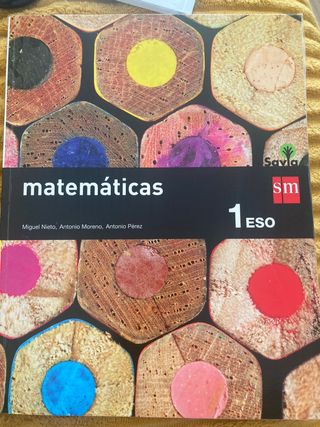Libro Matemáticas SM Savia 1ºESO