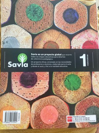 Libro Matemáticas SM Savia 1ºESO