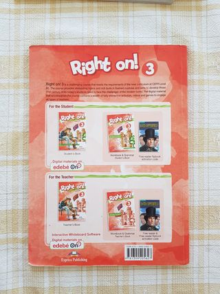 Libro ingles 3 ESO Right on