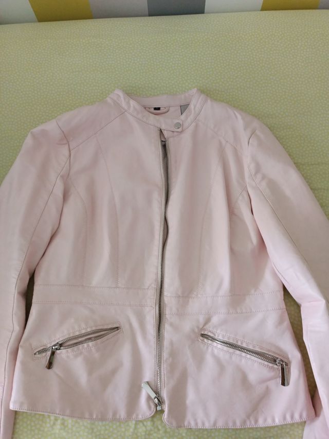 Chaqueta entallada polipiel