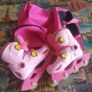 Patines linea OXELO Niña ➕ casco ➕ bolsa