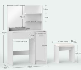 Tocador moderno blanco NUEVO