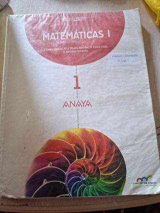 Matemáticas I Anaya