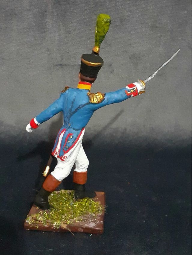 SOLDATINO NAPOLEONICO UFFICIALECACCIATORI FRANCESI