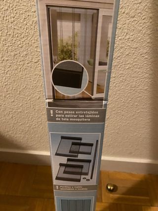 Mosquitera en forma de cortina