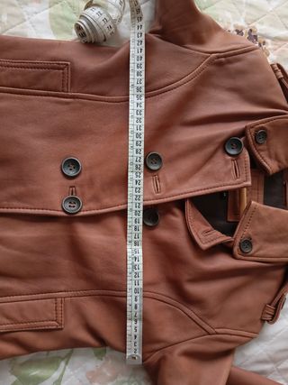 Cazadora mujer talla 38 piel ovina