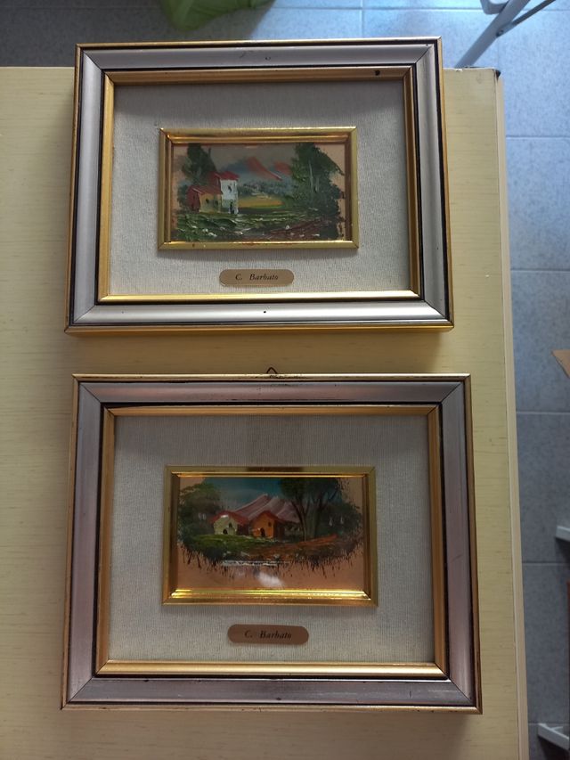 N.2 Quadri C.Barbato cm 25×20