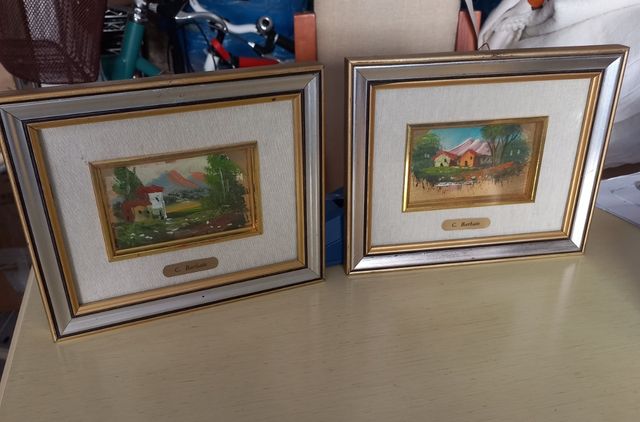 N.2 Quadri C.Barbato cm 25×20