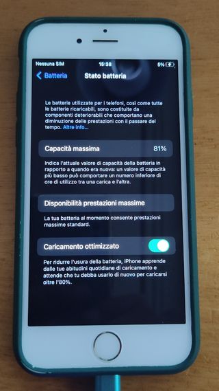 iPhone 6s 64gb bianco. Perfettamente fun