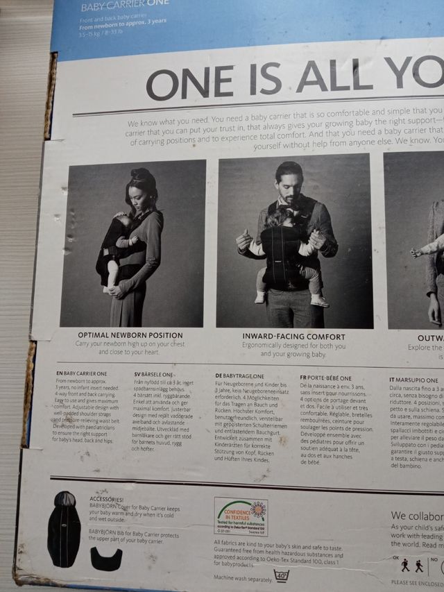 Mochila babybjorn 0-3 años