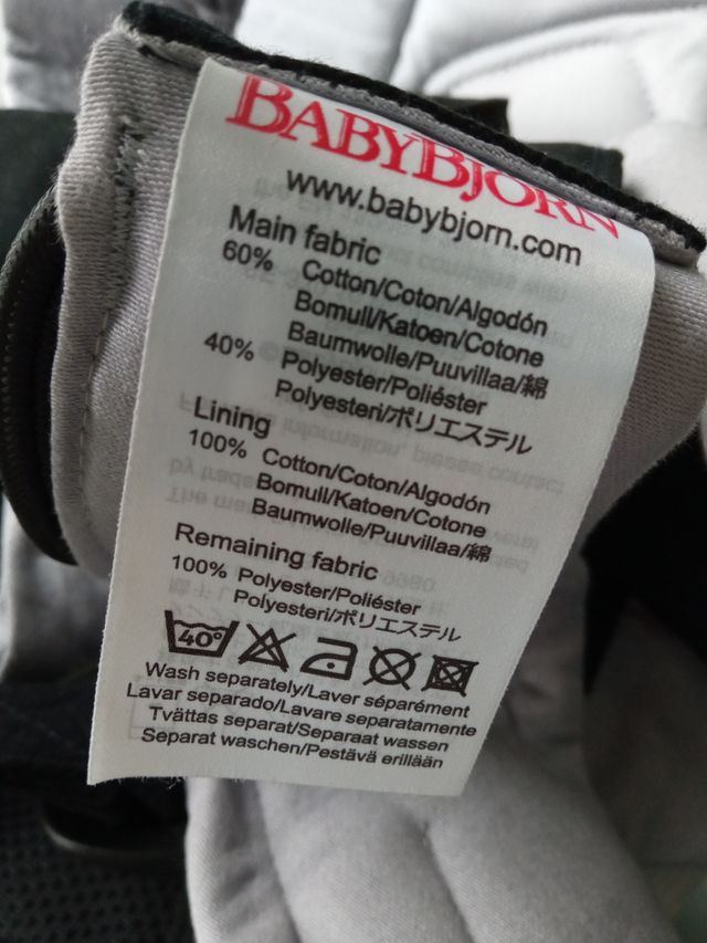 Mochila babybjorn 0-3 años
