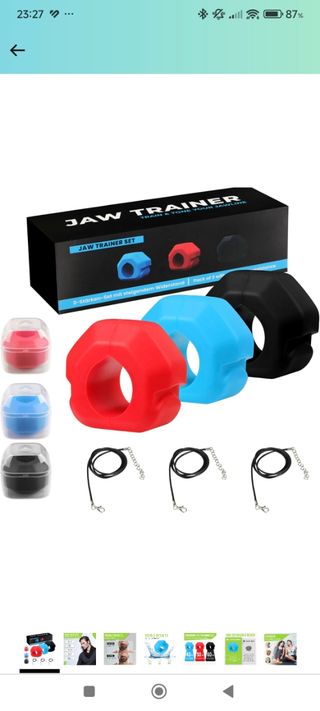 Entrenador de mandibula