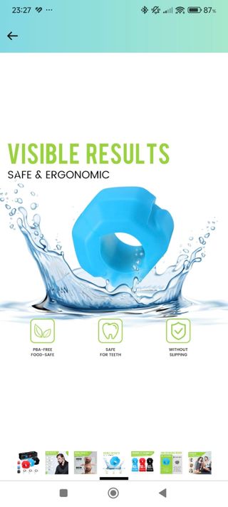 Entrenador de mandibula