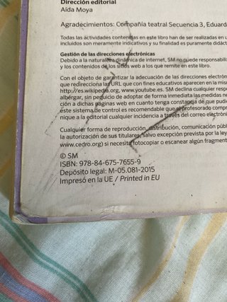 Libro Lengua 1 bachillerato Sm