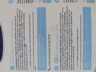 Calienta biberones coche y casa