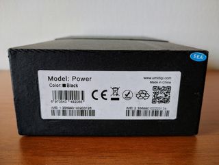 Smartphone Android 4G LTE Umidigi Power con Cover