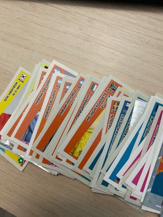 Lote cromos Mundial femenino