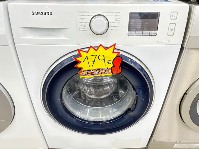 GARANTIA. LAVADORA SAMSUNG 8 KILOS 1200 RPM. A+++