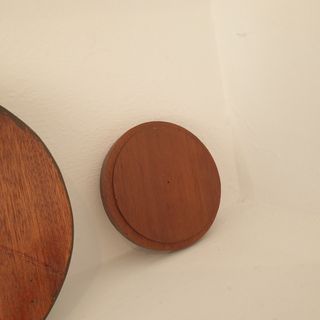 Base madera trofeos, medallas escudos