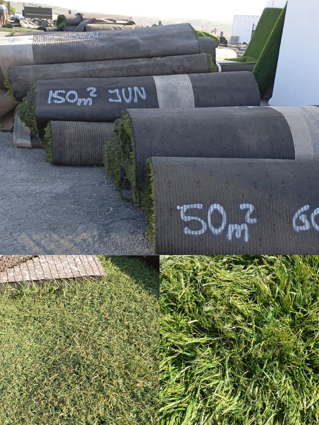 Césped artificial reciclado