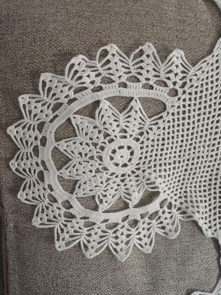 Paño o tapete de ganchillo