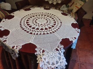 Paño o tapete de ganchillo