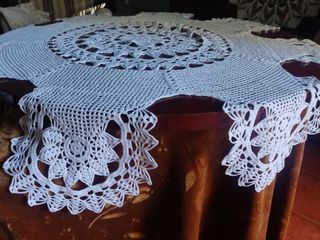 Paño o tapete de ganchillo