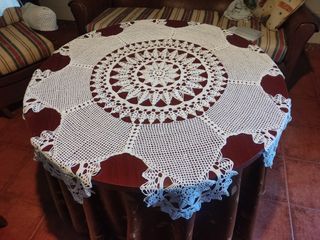 Paño o tapete de ganchillo