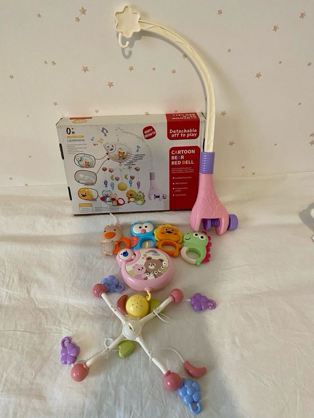 Móvil musical cuna bebé