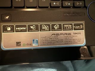 Portatil Acer Aspire 6942
