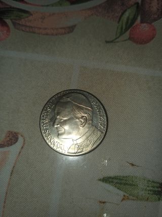 Papa juan Pablo segundo. moneda