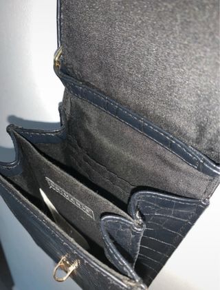 Minibolso bandolera negro