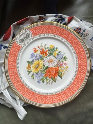 Plato ceramica inglesa