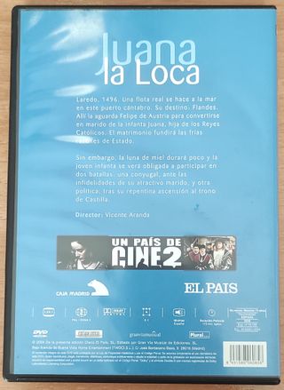 DVD PELÍCULA JUANA LA LOCA
