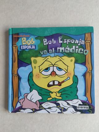 4 libros cuentos Bob Esponja 