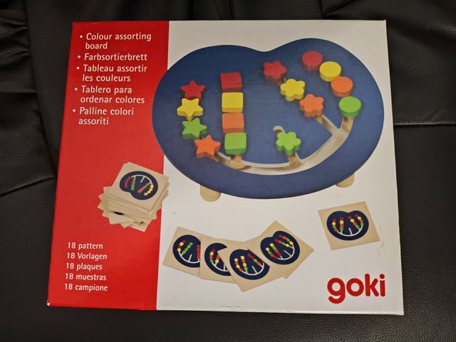 Juego ordenar formas / colores Goki