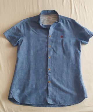 Camisa azul Springfield hombre 