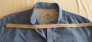 Camisa azul Springfield hombre 