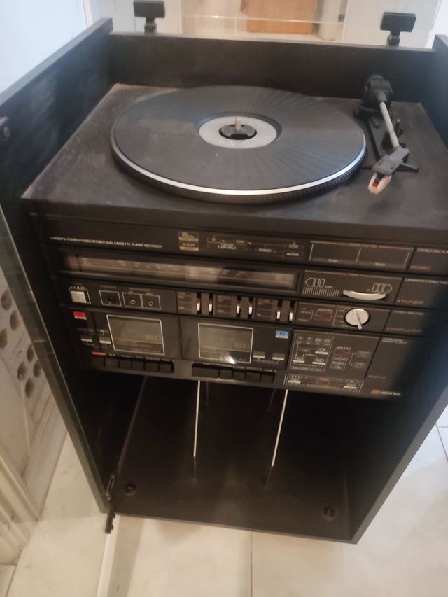 Equipo de Sonido Tocadiscos (Equipo de música con tocadiscos de
