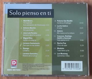 CD SOLO PIENSO EN TI VARIOS ARTISTAS