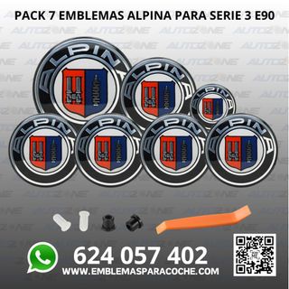 Pack emblemas BMW Alpina para Serie 3 E90
