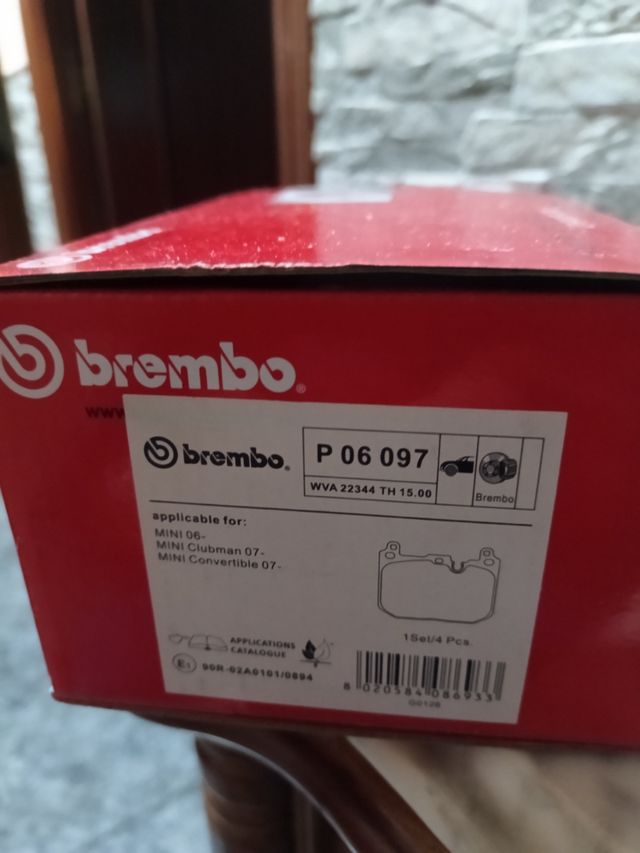 Pastillas de freno mini jcw