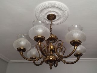 Lampara araña tulipas