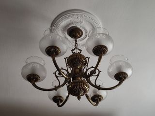 Lampara araña tulipas